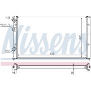 Слика 1 на Воден радиатор (ладник) NISSENS 652551