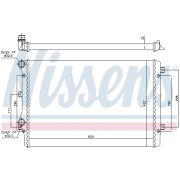 Слика 1 на Воден радиатор (ладник) NISSENS 65279A