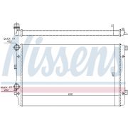 Слика 1 на Воден радиатор (ладник) NISSENS 65280A