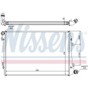 Слика 1 на Воден радиатор (ладник) NISSENS 65291A