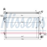 Слика 1 на Воден радиатор (ладник) NISSENS 65292