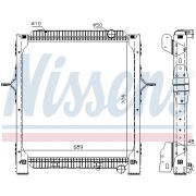 Слика 1 на Воден радиатор (ладник) NISSENS 65476