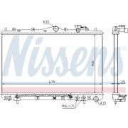 Слика 1 $на Воден радиатор (ладник) NISSENS 67007