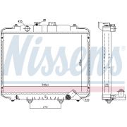 Слика 1 $на Воден радиатор (ладник) NISSENS 67015