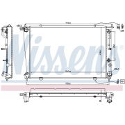 Слика 1 $на Воден радиатор (ладник) NISSENS 67040