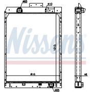 Слика 1 $на Воден радиатор (ладник) NISSENS 67165