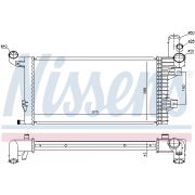 Слика 1 на Воден радиатор (ладник) NISSENS 67172