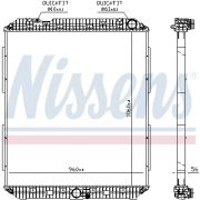 Слика 1 на Воден радиатор (ладник) NISSENS 671760