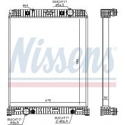 Слика 1 $на Воден радиатор (ладник) NISSENS 67179