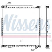 Слика 1 на Воден радиатор (ладник) NISSENS 67282