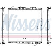 Слика 1 на Воден радиатор (ладник) NISSENS 672910