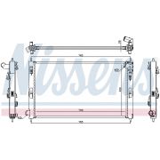 Слика 1 на Воден радиатор (ладник) NISSENS 67359