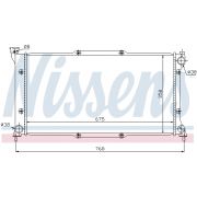 Слика 1 $на Воден радиатор (ладник) NISSENS 67701