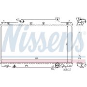 Слика 1 $на Воден радиатор (ладник) NISSENS 68114