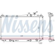 Слика 1 $на Воден радиатор (ладник) NISSENS 68115