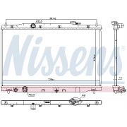 Слика 1 $на Воден радиатор (ладник) NISSENS 681378