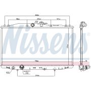 Слика 1 $на Воден радиатор (ладник) NISSENS 68604