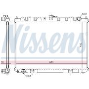 Слика 1 на Воден радиатор (ладник) NISSENS 68703A