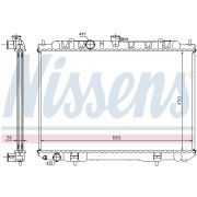 Слика 1 на Воден радиатор (ладник) NISSENS 68705A