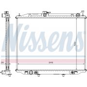 Слика 1 $на Воден радиатор (ладник) NISSENS 68709A