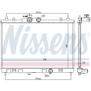 Слика 1 на Воден радиатор (ладник) NISSENS 68741