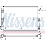 Слика 1 на Воден радиатор (ладник) NISSENS 69700A