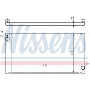 Слика 1 на Воден радиатор (ладник) NISSENS 69705