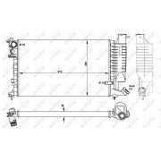 Слика 1 $на Воден радиатор (ладник) NRF 50424