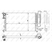 Слика 1 $на Воден радиатор (ладник) NRF 50425