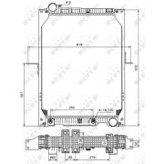 Слика 1 $на Воден радиатор (ладник) NRF 50555