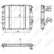 Слика 1 на Воден радиатор (ладник) NRF 507344