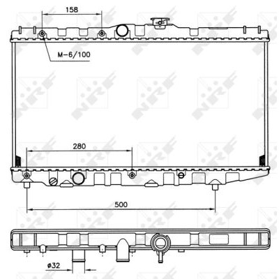 Слика на Воден радиатор (ладник) NRF 507581