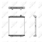 Слика 1 на Воден радиатор (ладник) NRF 509563