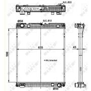 Слика 1 на Воден радиатор (ладник) NRF 509873