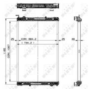 Слика 1 на Воден радиатор (ладник) NRF 509885