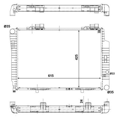 Слика на Воден радиатор (ладник) NRF 51284