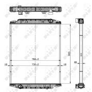 Слика 1 на Воден радиатор (ладник) NRF 519568