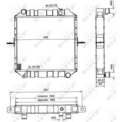 Слика на Воден радиатор (ладник) NRF 52132