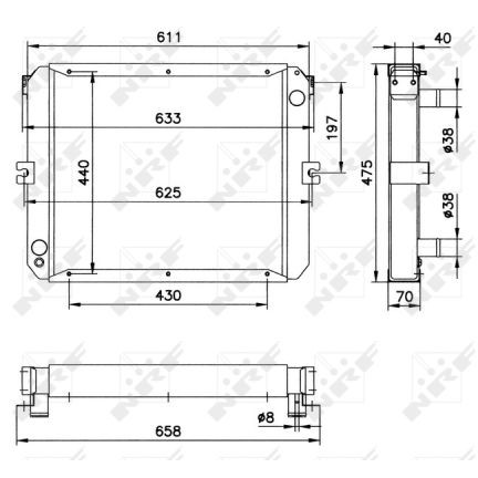 Слика на Воден радиатор (ладник) NRF 52202