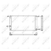 Слика 1 на Воден радиатор (ладник) NRF 53589