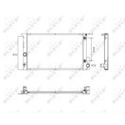 Слика 1 на Воден радиатор (ладник) NRF 53766