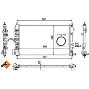 Слика 1 на Воден радиатор (ладник) NRF 53776