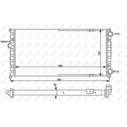 Слика 1 $на Воден радиатор (ладник) NRF 58095