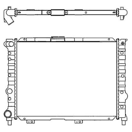 Слика на Воден радиатор (ладник) NRF 58114