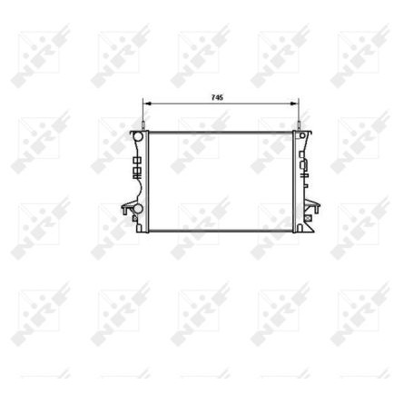 Слика на Воден радиатор (ладник) NRF 58318 за Renault Laguna 2 Sport Tourer (KG0-1) 1.6 16V - 112 коњи бензин