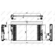 Слика 1 на Воден радиатор (ладник) NRF 58413
