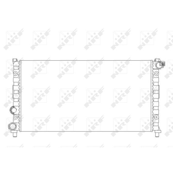 Слика на Воден радиатор (ладник) NRF 58765