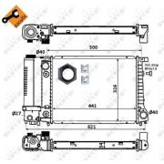 Слика 1 $на Воден радиатор (ладник) NRF EASY FIT 51356