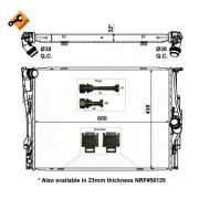 Слика 1 на Воден радиатор (ладник) NRF EASY FIT 53473