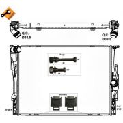 Слика 1 на Воден радиатор (ладник) NRF EASY FIT 53474